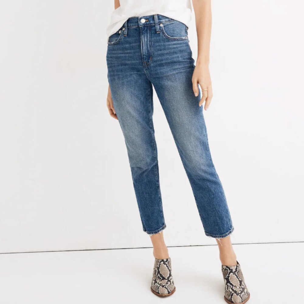 Madewell - Size 26 - The High-Rise Slim Boy Jeans